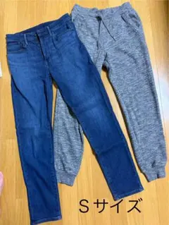 ユニクロ デニム & GU スエットパンツ Sサイズ