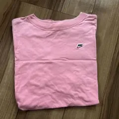 NIKE Tシャツ ピンク ワンポイント刺繍のサムネイル
