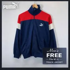 PUMA トラックジャケット メンズ フリー ネイビー