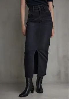 AZUL DENIM/15TH ハイウエストスカート　Sサイズ