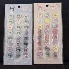 おはじきシール　クロミ　マイメロ　セット