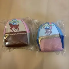 ズートピア2 スカーフ付チャームリュック　ニック　ジュディ　2個セット　未開封