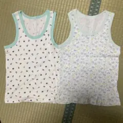 いつでもインナー　タンクトップ 2枚セット 肌着　下着　ランニング　130