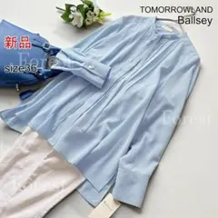 【新品】クリアデシン ボウタイブラウス size36　TOMORROWLAND