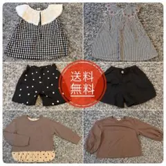 【130サイズ 女の子服 6点まとめ売り】branshes・PAIR MANON
