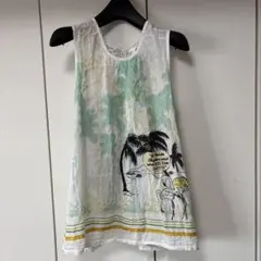 スカラー❤︎フラミンゴ柄チュニック⭐︎美品！