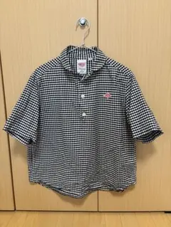 状態◎】DANTON 36 ブルー ギンガムチェックシャツ - メルカリ