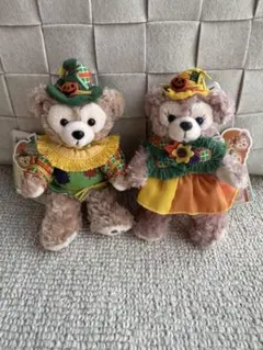 ダッフィー　シェリーメイ　ぬいぐるみバッジ　ハロウィン　タグ付き