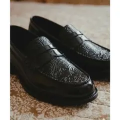 未使用品　London Shoe Make コイン ローファー　UK8 26.5のサムネイル