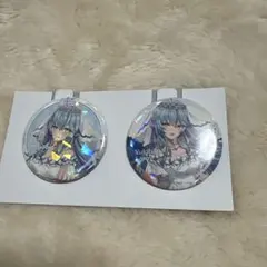 一番くじ ホロライブ 雪花ラミィ フィギュア 缶バッジ ホロ 送料無料 24時間以内発送 雪花ラミィ 缶バッジ2個セット