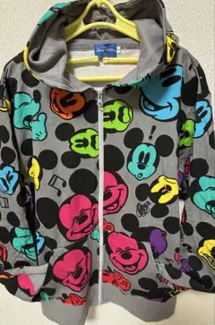 東京ディズニーリゾート ミッキーパーカー グレー　LLサイズ