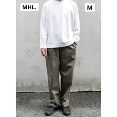 MHL./ DRY COTTON JERSEY LS (WHITE) 白 M
