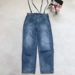 セポ デニムサロペット 2way ジーンズ カジュアル レディース ボトム 定番のサムネイル