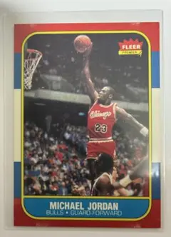 Fleer Basketball #57 Micheal Jordan RC