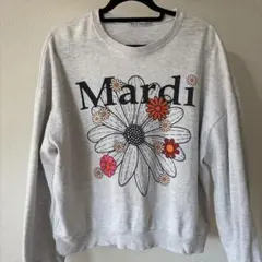 Mardi Mercredi 花柄トレーナー