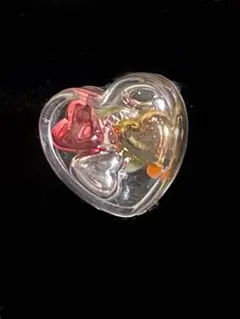 ハート型透明リング