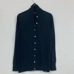 255 aki@cbv様　AMACA ネイビー 長袖カーディガン 40のサムネイル