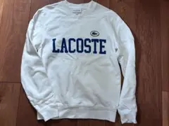 LACOSTE クルーネック スウェット ホワイト FR6 US XL - メルカリ