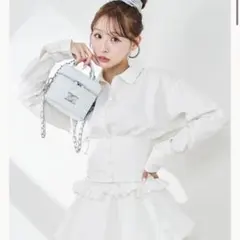 darich 【シルバーパーツ】キルティングスクエアミニバッグ