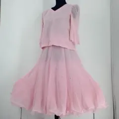 【美品社交ダンス衣装】上下セット トップス スカート U:NA かわいい 可愛い