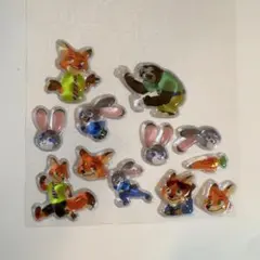 ズートピア ボンボンドロップシール ディズニー