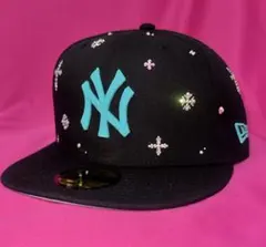 一点物!! 59FIFTY NEWERA キャップ ジュエル ストーン ビジューのサムネイル
