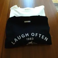 長袖Ｔシャツ　白　黒2枚まとめ売り 新品　Mサイズ