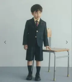 【セットアップキッズスーツ】グリーンレーベルリラクシングキッズスーツネクタイ付き