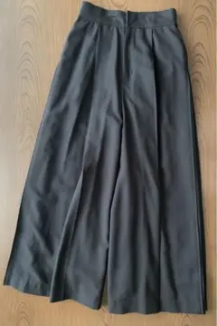 une autre サイドプリーツワイドパンツ
