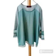 philan 【L】カットソー シアー 美品 レディース USED 古着