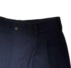 田中オム 90s コムデギャルソン スラックス ダークネイビー ツータック