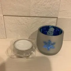 雪　雪だるま　キャンドル