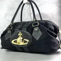 【未使用級✨】ヴィヴィアンウエストウッド ボストンバッグ ベイカーストリート 黒のサムネイル