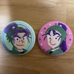 忍たま乱太郎　刺繍缶バッジコレクション 潮江文次郎　立花仙蔵