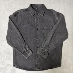 GU デニムジャケット ダークグレー Mサイズ