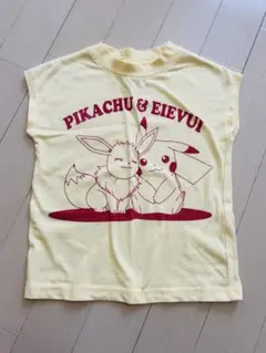ピカチュウ イーブイ ノースリーブ 100センチ