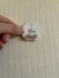 ゴールド花形イヤリング