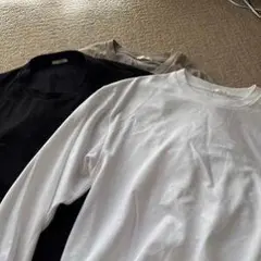 長袖カットソー 3枚セット ホワイト ブラック グレー