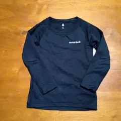 mont-bell☆ブラック☆長袖アンダーシャツ☆ジオラインM.W.☆105