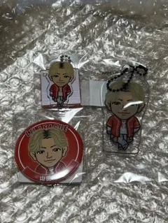 山田晃大　クリアチャーム　缶バッジ　アクリルスタンド　セット