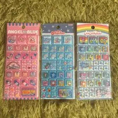 エンジェルブルー　タイルシール　3枚セット