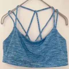 GapFit LOW IMPACT【S】ヨガブラ ブルー ピラティス