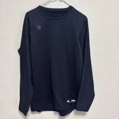 DESCENTE ネイビー 裏起毛　長袖 アンダーシャツ L