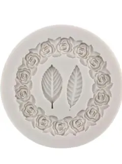 RTSP バラと葉のシリコン型