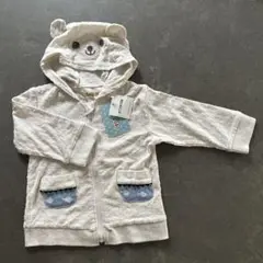 ピッコロ クマ耳フード トレーナー 90