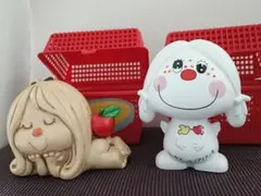 昭和レトロ　レトロ雑貨　水森亜土？　阿里ヤングインテリア　ARI　２個セット