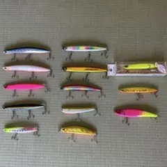 DUO BeachWalkerなど、大量セット ヒラメ マゴチ シンペン13本 DUO BeachWalkerなど、大量セット ヒラメ マゴチ シンペン13本 - メルカリ