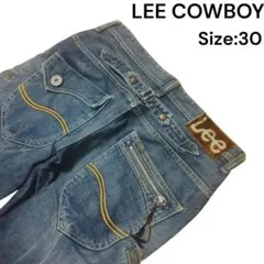 Lee Cowboy デニム ハーフパンツ ハラコパッチ シンチバック