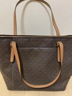 中古 Michael Kors ブラウン トートバッグ