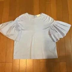 UNITED ARROWS ボリュームスリーブ カットソー ライトブルーのサムネイル